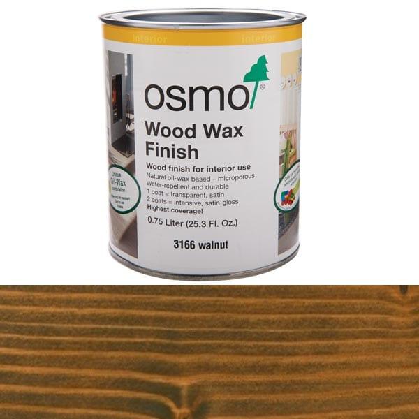 Wood Wax Finish - Solvent Based - Finish Color:Walnut - Size:0.75 Liter